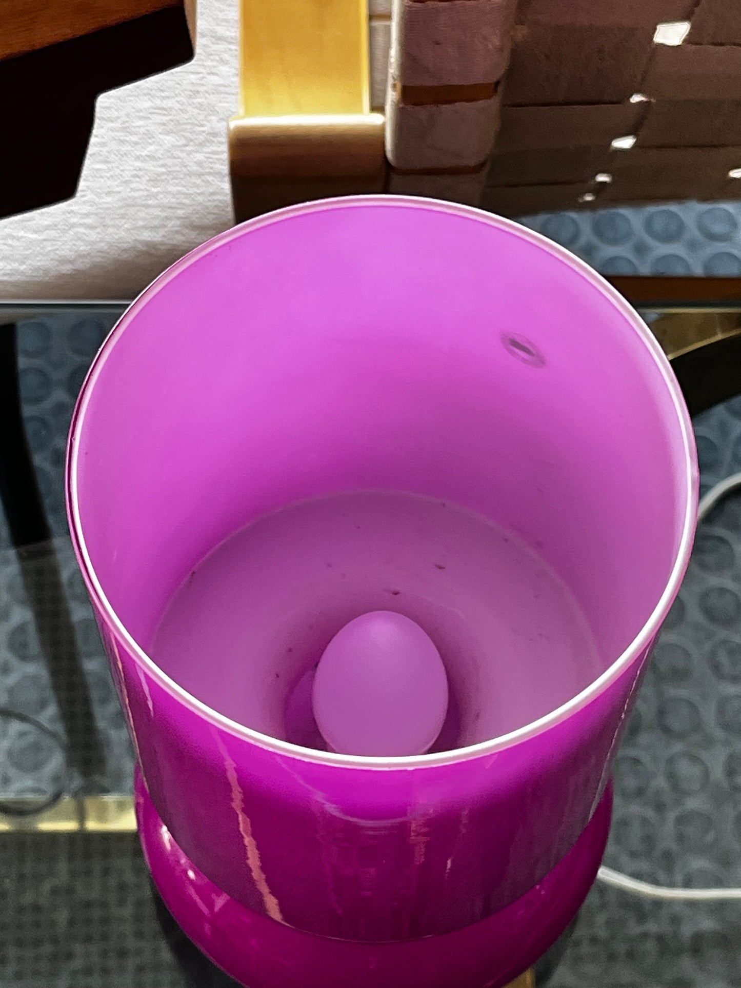 IKEA Lykta lasinen pöytävalaisin, violetti