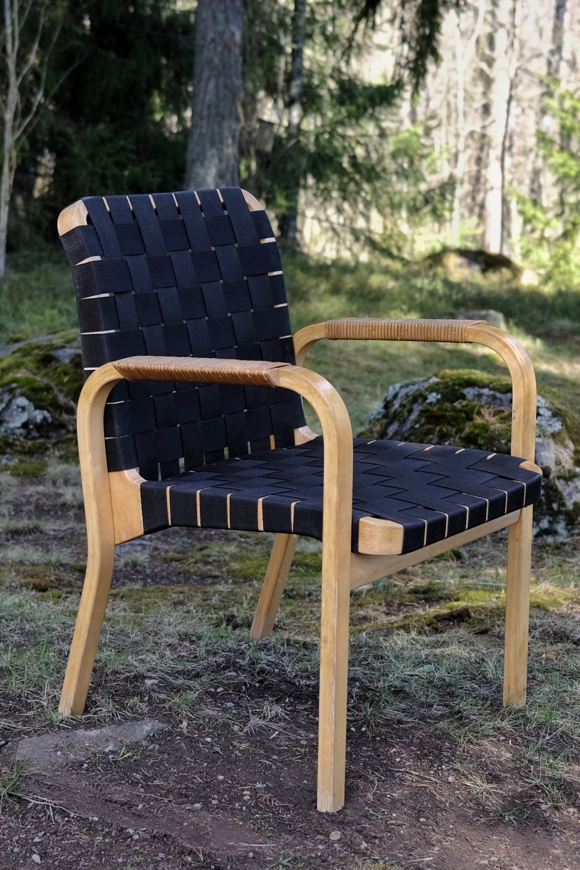 Artek 45 -nojatuoli (Alvar Aalto, 1947)