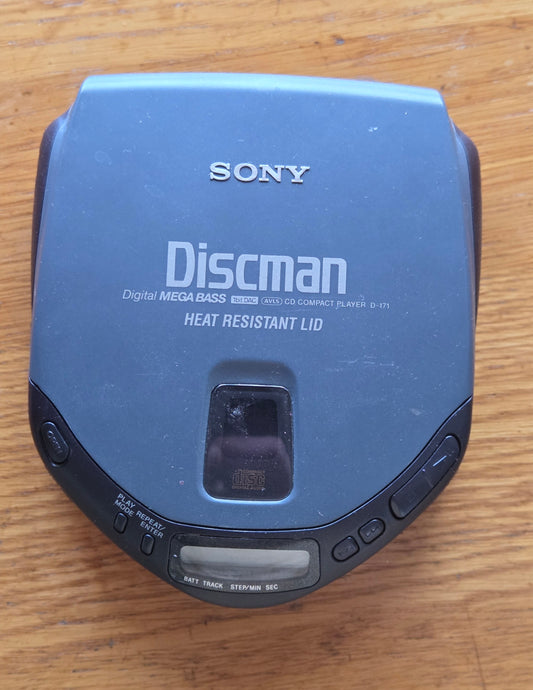 Vintage Sony Discman D-171 CD soitin