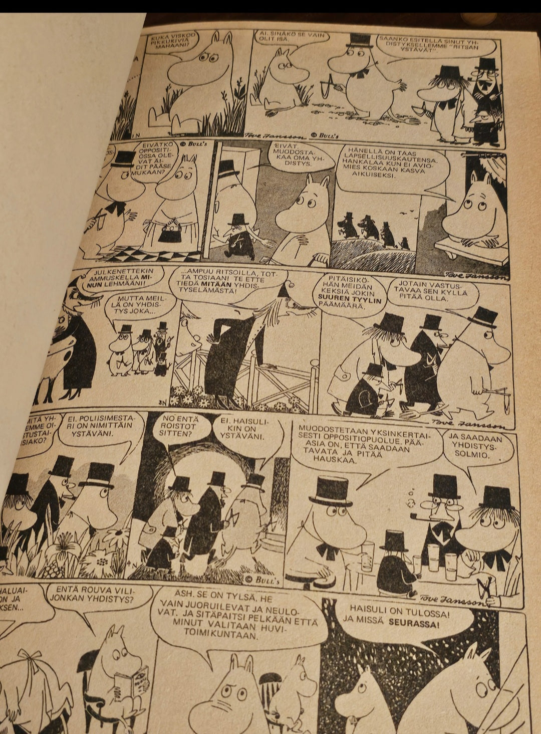 Muumi 2 sarjakuva vuodelta 1978