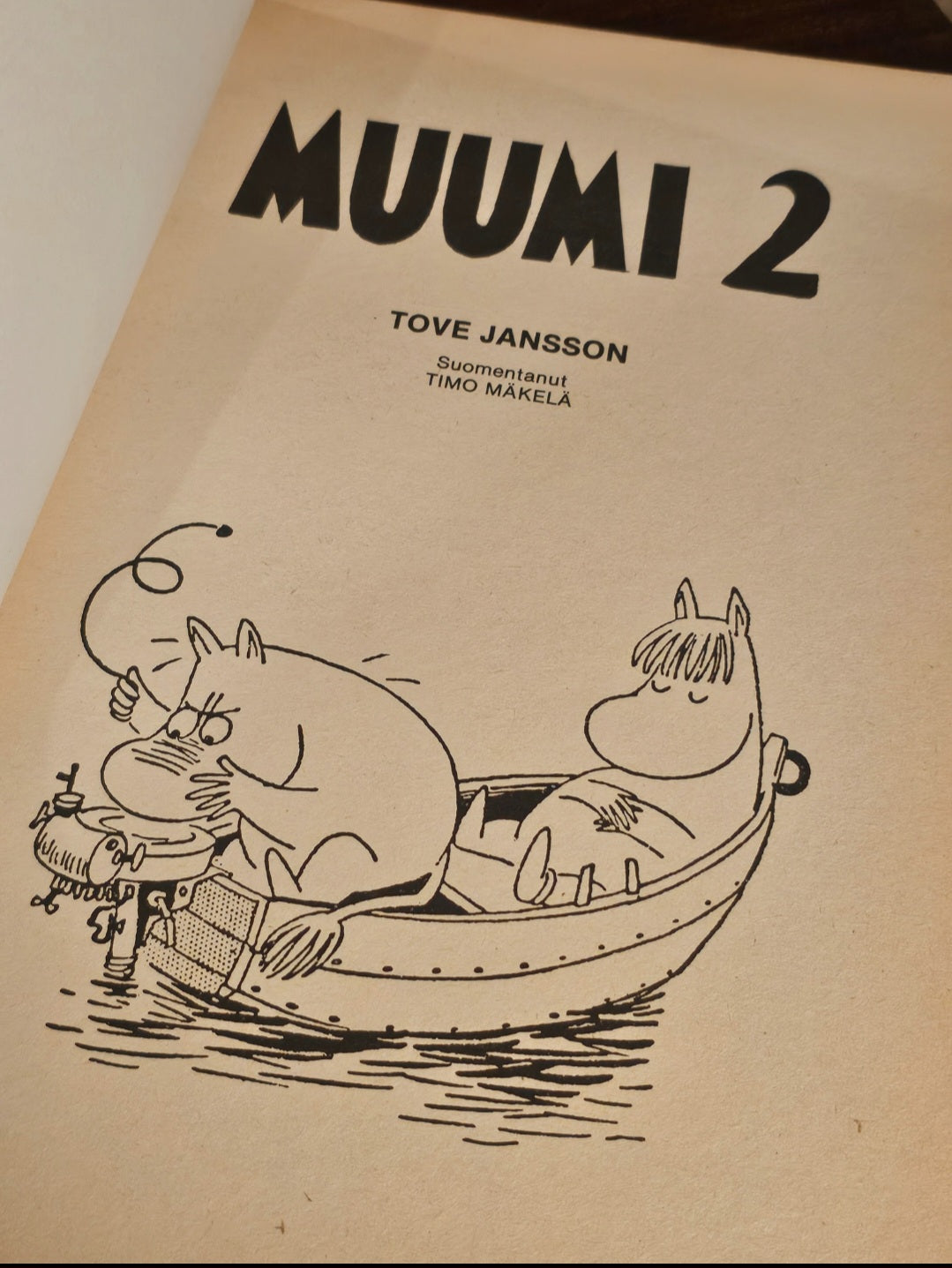Muumi 2 sarjakuva vuodelta 1978