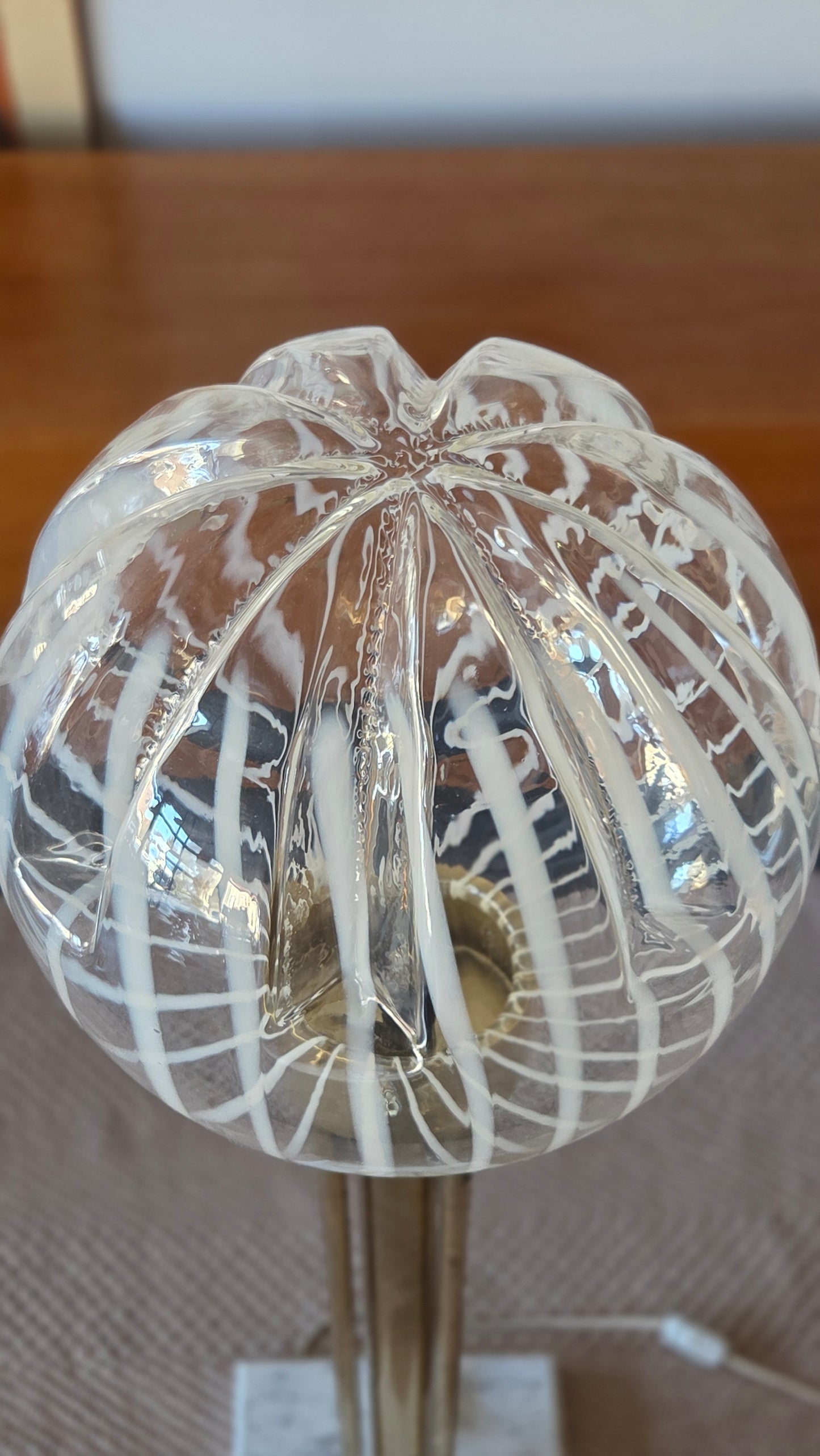 1970-luvun Murano-lasi lattiavalaisin – Mazzega