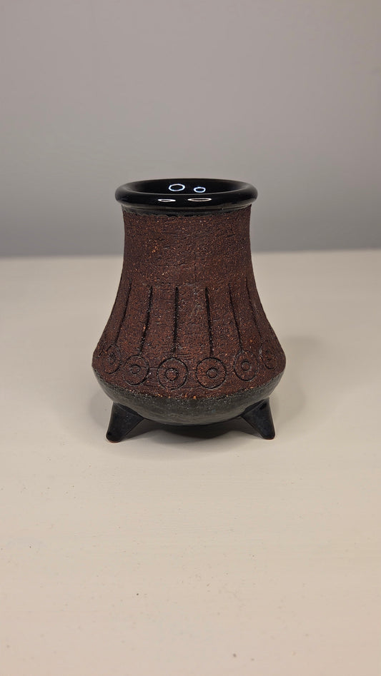 Eke Bjerén – studiokeramiikka, jalallinen maljakko 1960