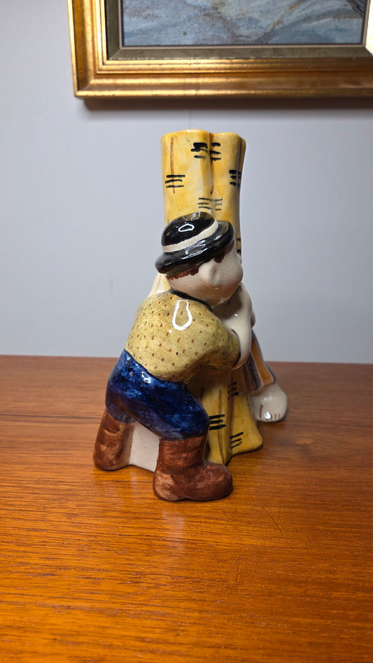 Kupittaan Savi – Ville ja Helena – harvinaisempi käsinmaalattu figuuri