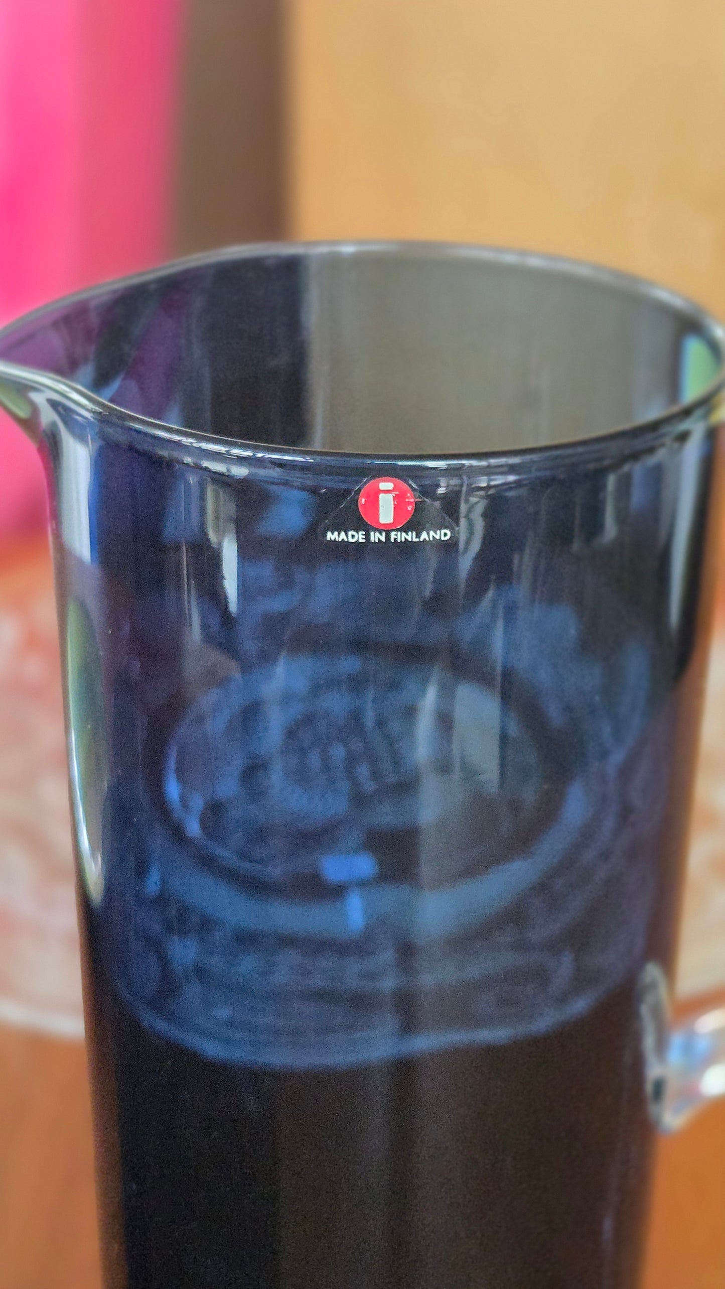 Iittala kannu i-350 1l sininen Timo Sarpaneva