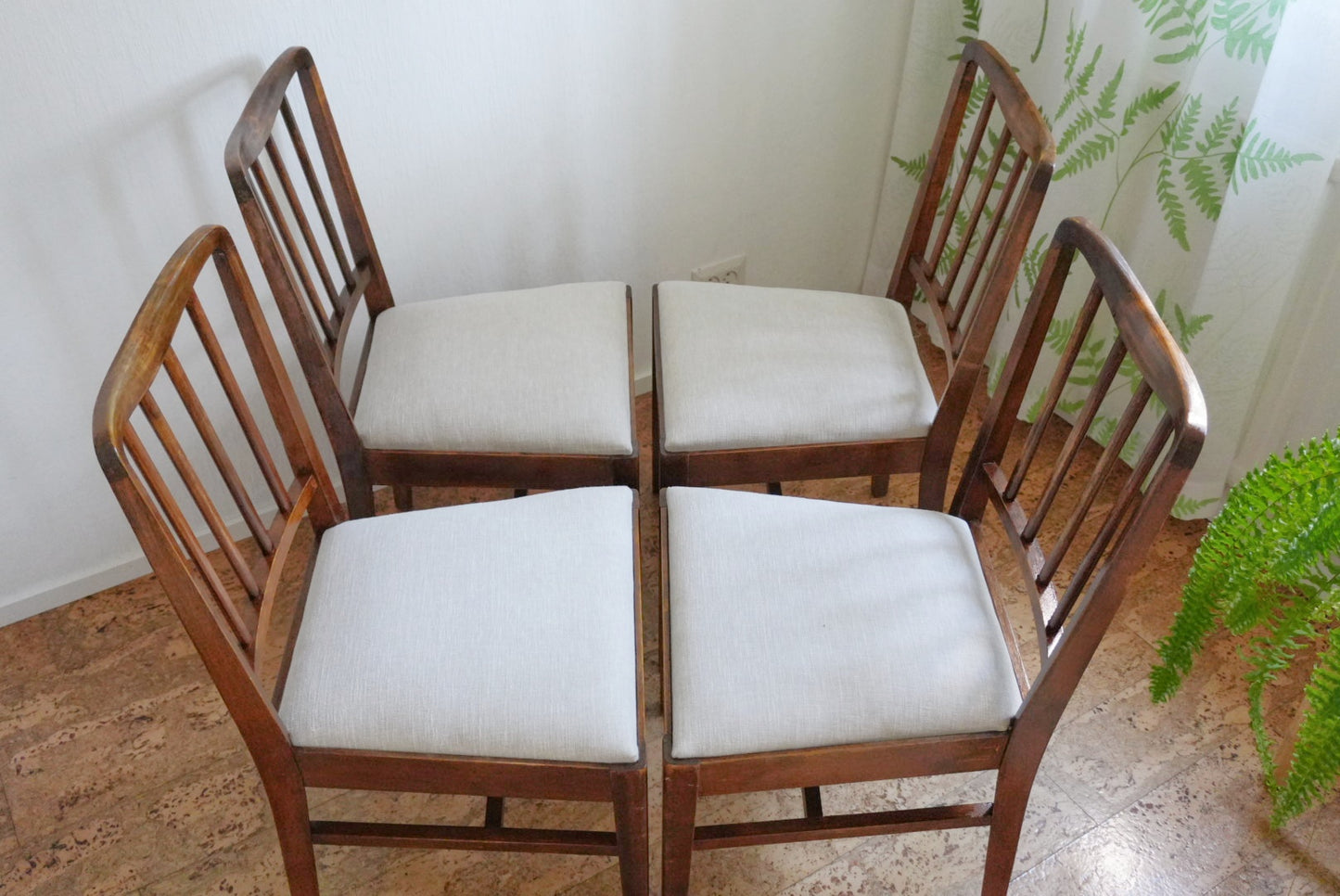 Vintage tuolit 50-luku 4kpl