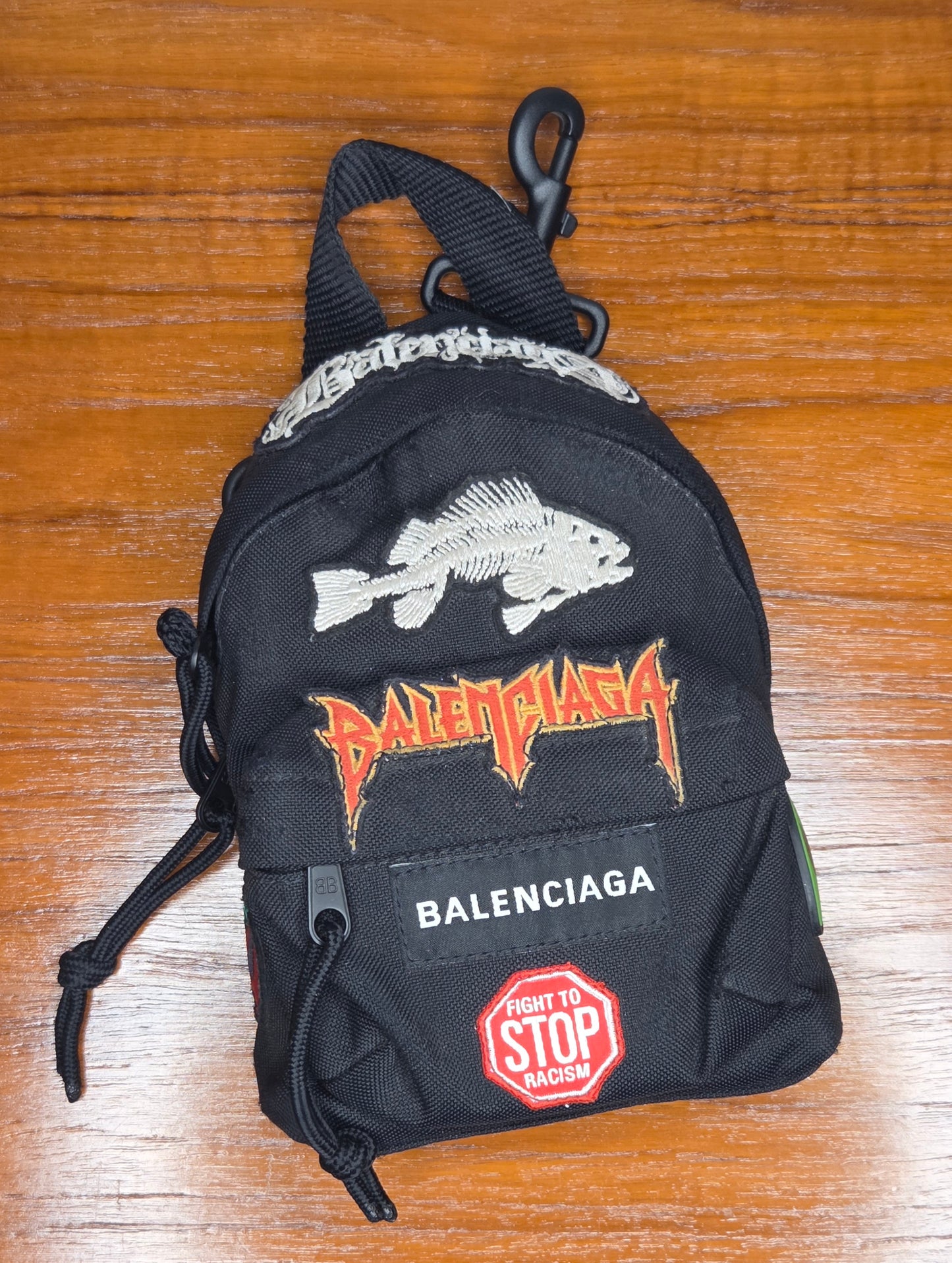 Balenciaga Political Campaign Crossbody – Patch Edition (Black)