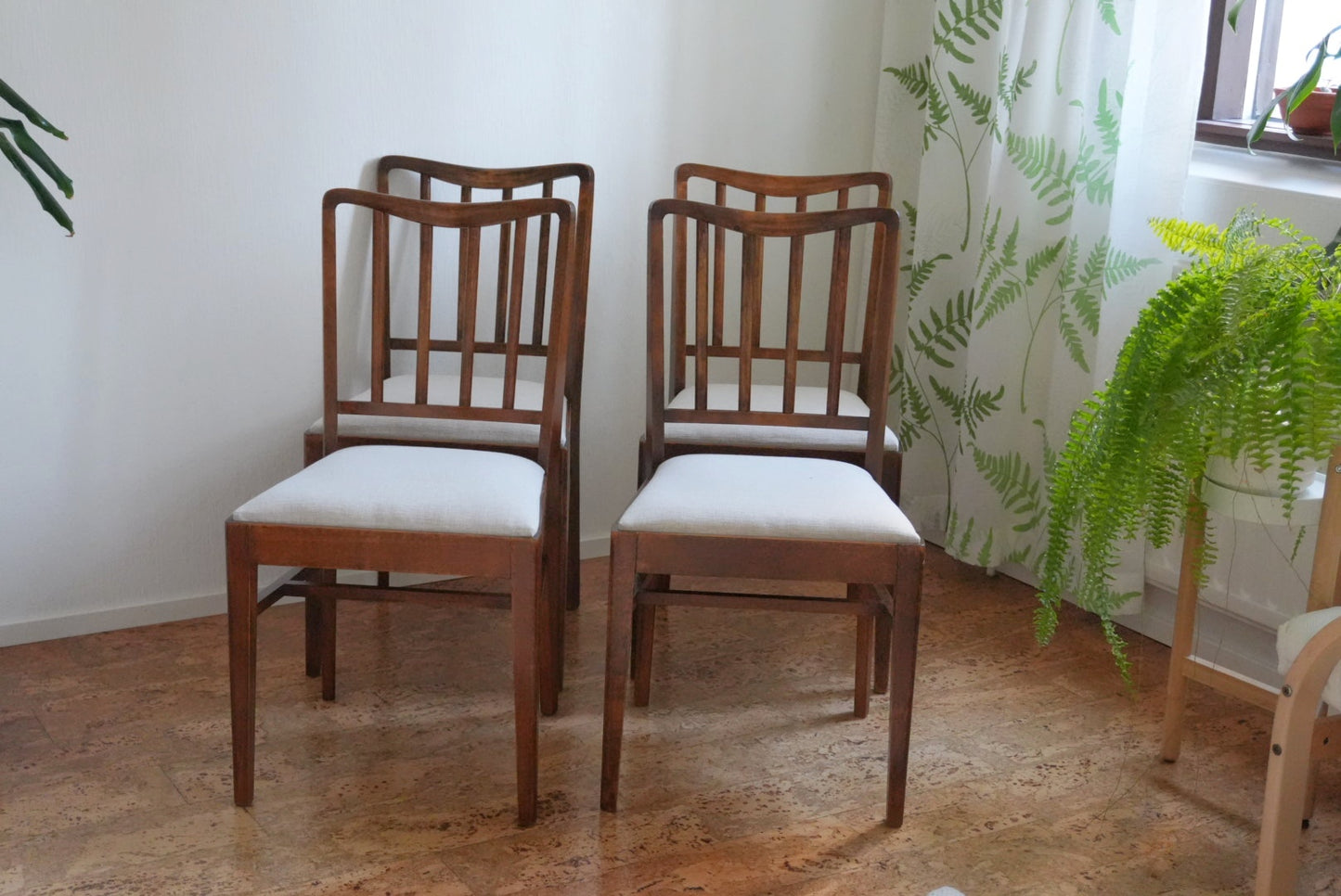 Vintage tuolit 50-luku 4kpl