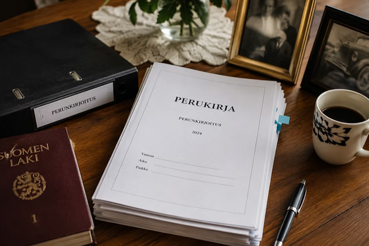 Perunkirjoitus – mitä se tarkoittaa ja milloin se pitää tehdä?