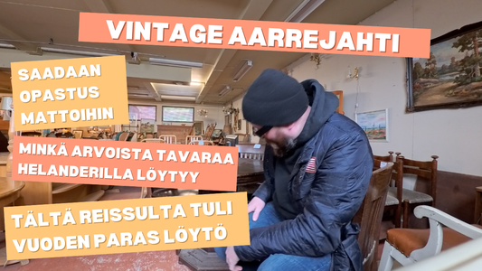 Mistä tunnistaa arvokas matto ja käydään aarrejahdissa.