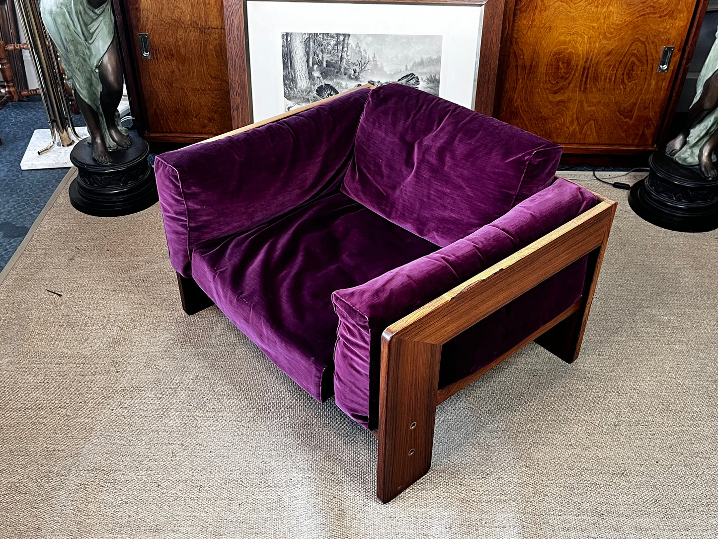 Tobia Scarpa Bastiano nojatuoli, 60-luku