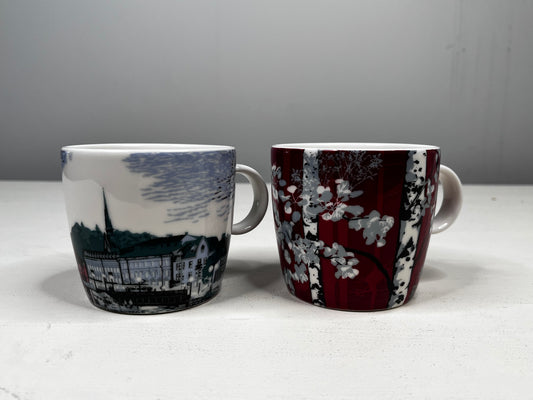 2kpl Vallila kuvioidut mukit