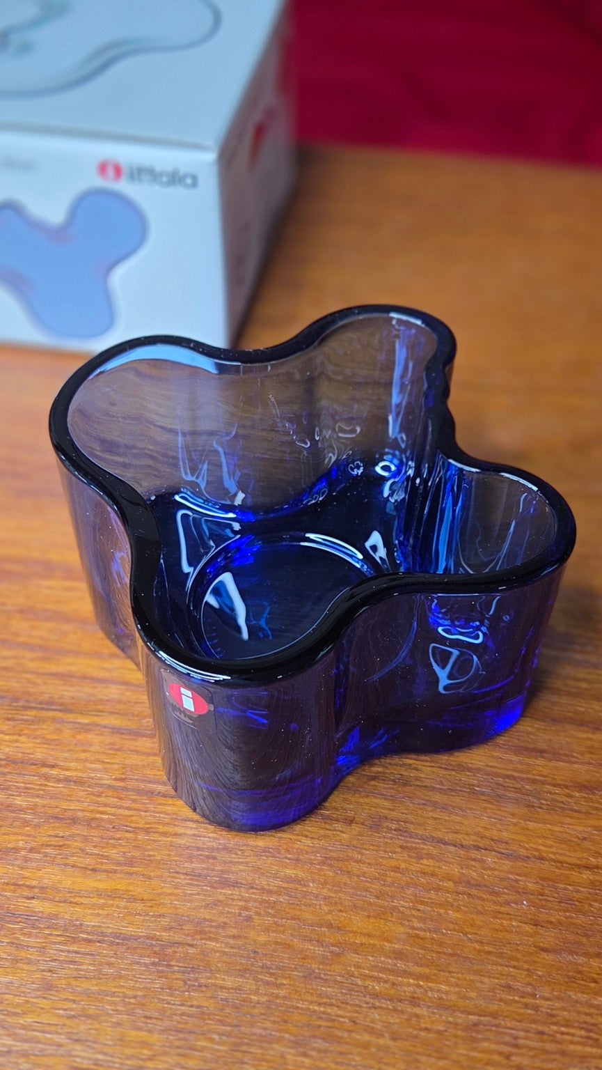 Iittala Aalto kynttilälyhty ultramariininsininen