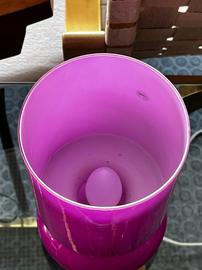 IKEA Lykta lasinen pöytävalaisin, violetti