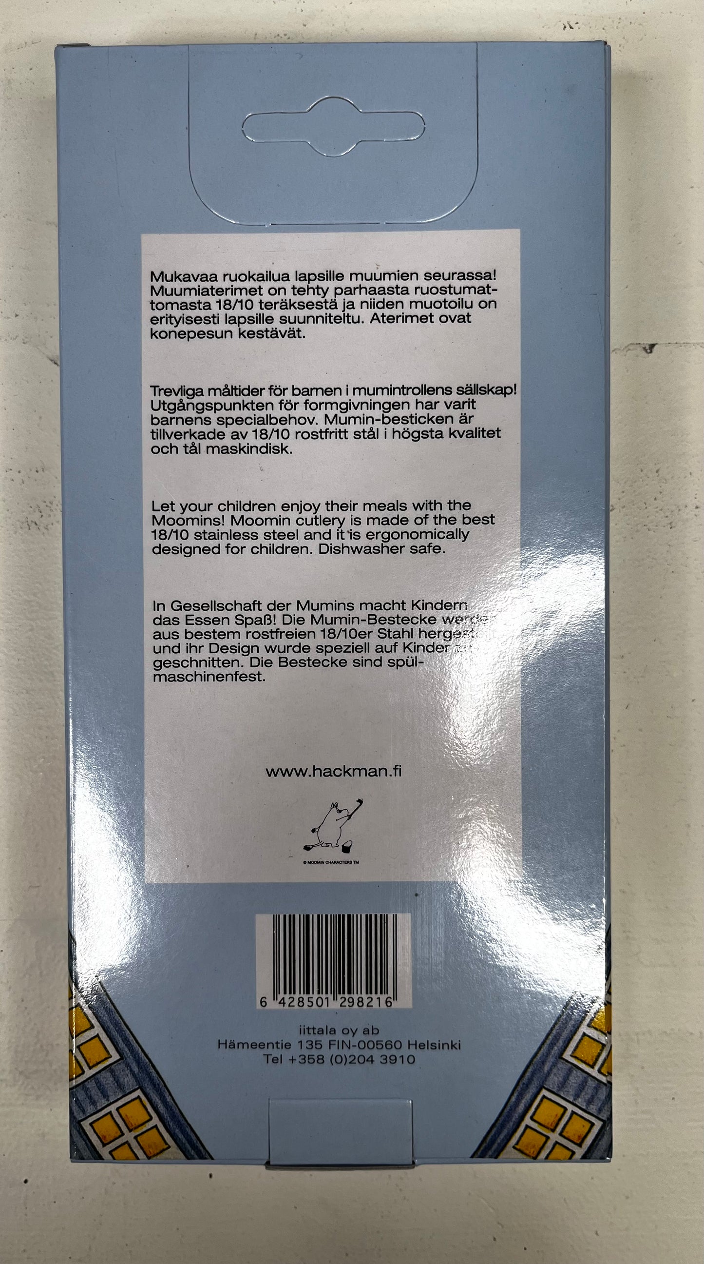 Kahdet Muumi aterinsetit