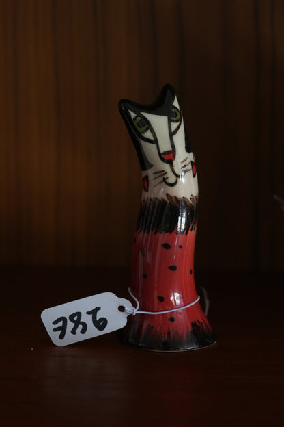 Kadri Kaerman – keraaminen koristekissa (9 cm)