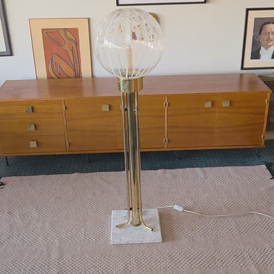 1970-luvun Murano-lasi lattiavalaisin – Mazzega