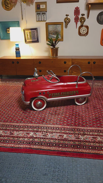 Nostalginen Firefighter FD No.1 -polkuauto (1980-luvun malli) 