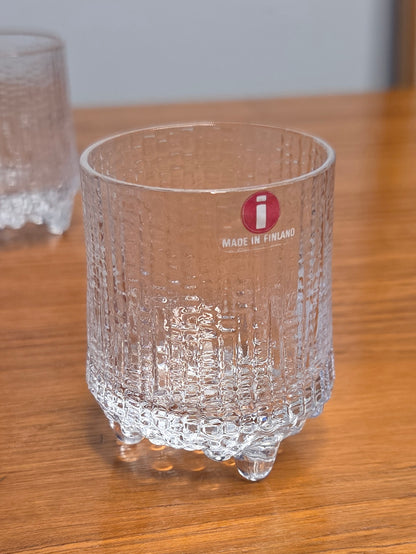 Vintage Iittala Ultima Thule snapsilasit – Tapio Wirkkala (1968) 5kpl
