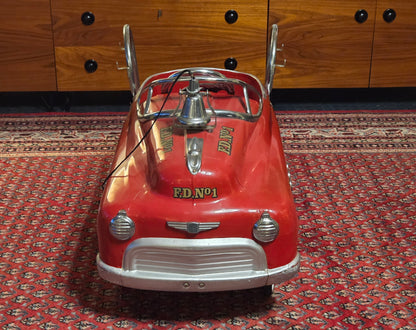 Nostalginen Firefighter FD No.1 -polkuauto (1980-luvun malli) 