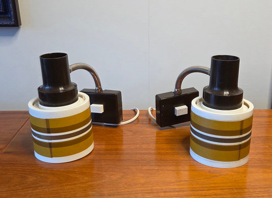 70-luvun ruotsalaiset seinävalaisimet – pari