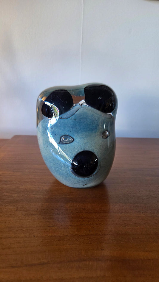 Tiina Nordström – lasiveistos "Nalle" 14cm