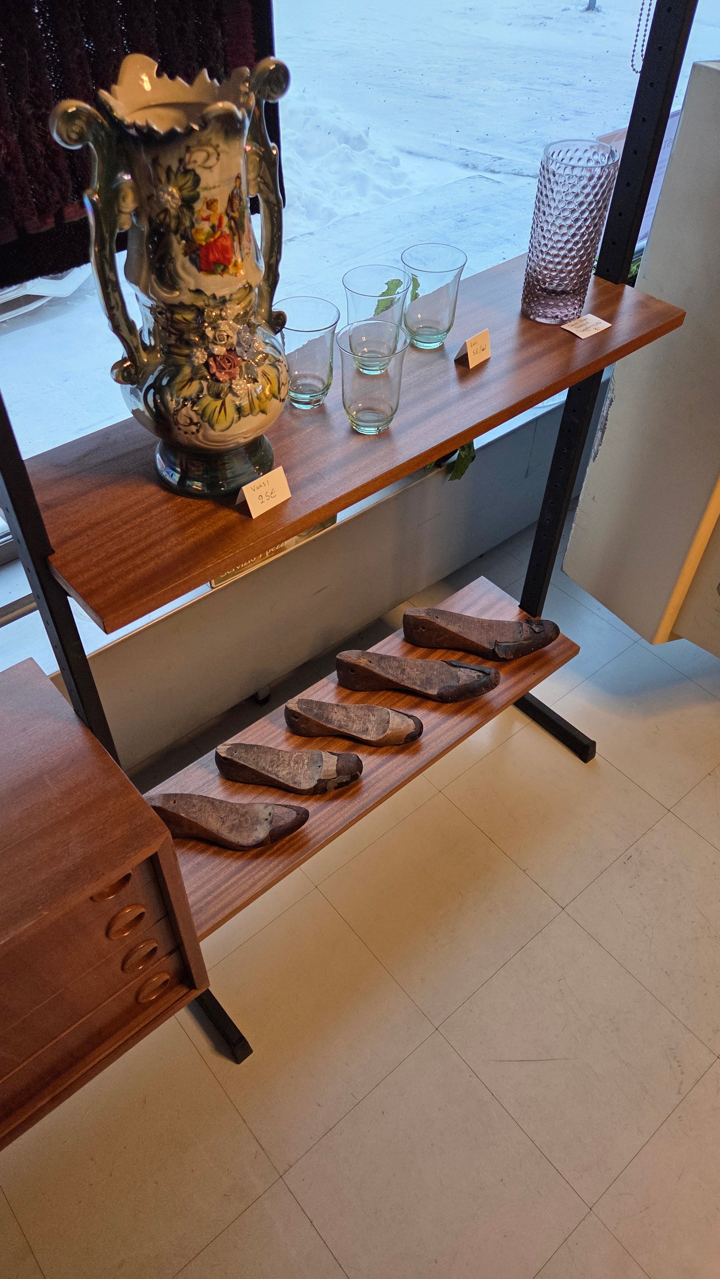 Vintage kirjahylly 60-luku