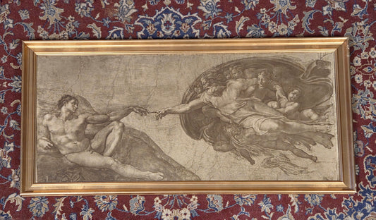 Antiikki taidevedos – Michelangelo: Aadamin luominen