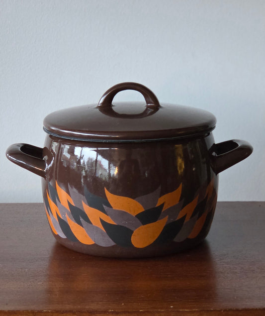 Finel Liekki emalikattila, Raija Uosikkinen – korkeus 16 cm