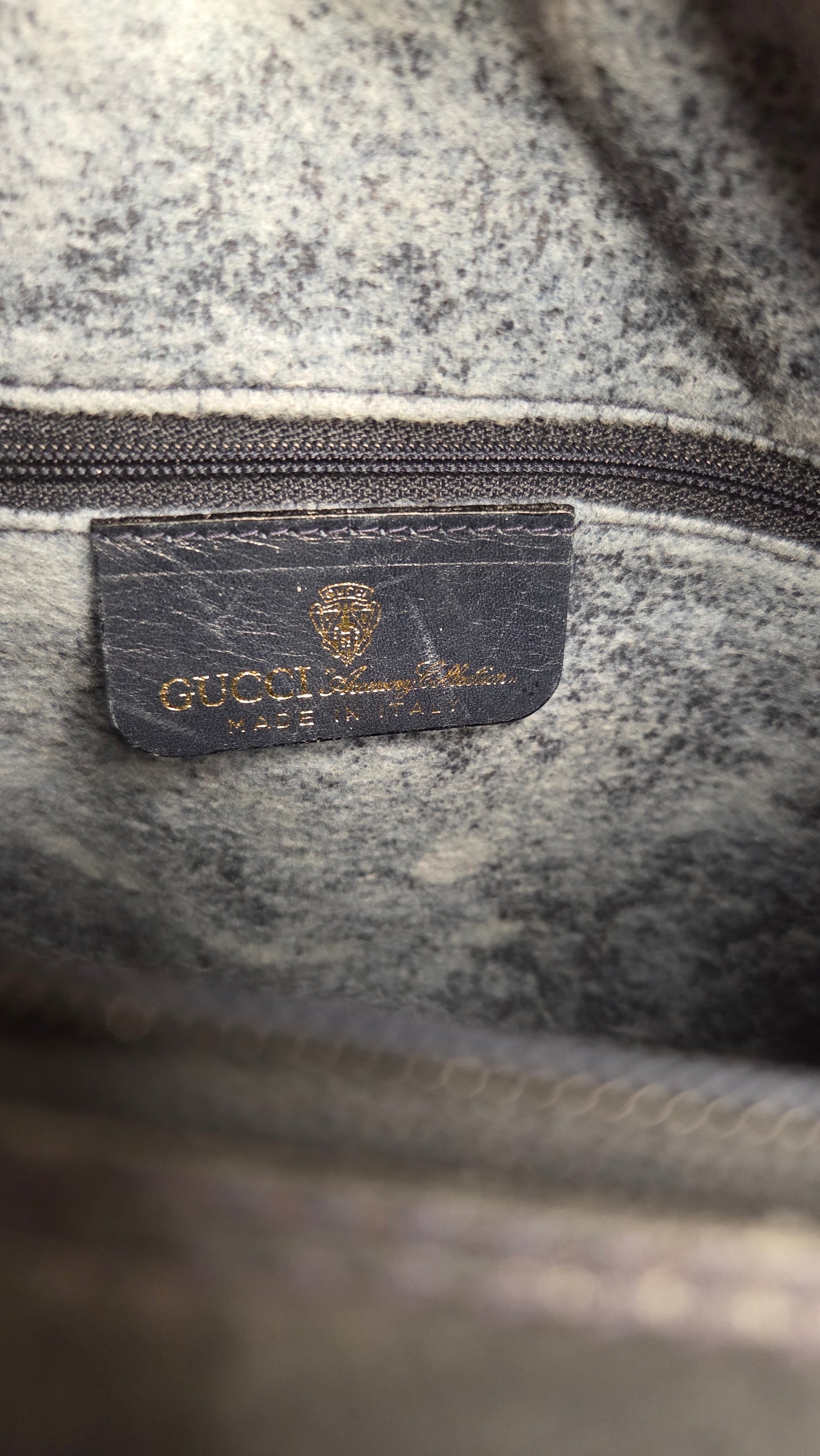 GUCCI GG Plus Supreme Web Boston Bag