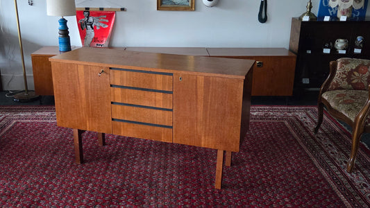 Lahden Puukalusuet (now ISKU) teak chest of drawers, 1960s