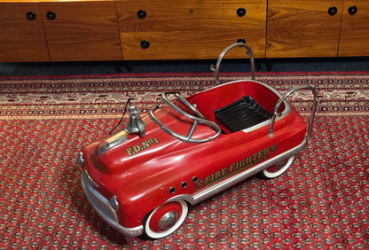 Nostalginen Firefighter FD No.1 -polkuauto (1980-luvun malli) 