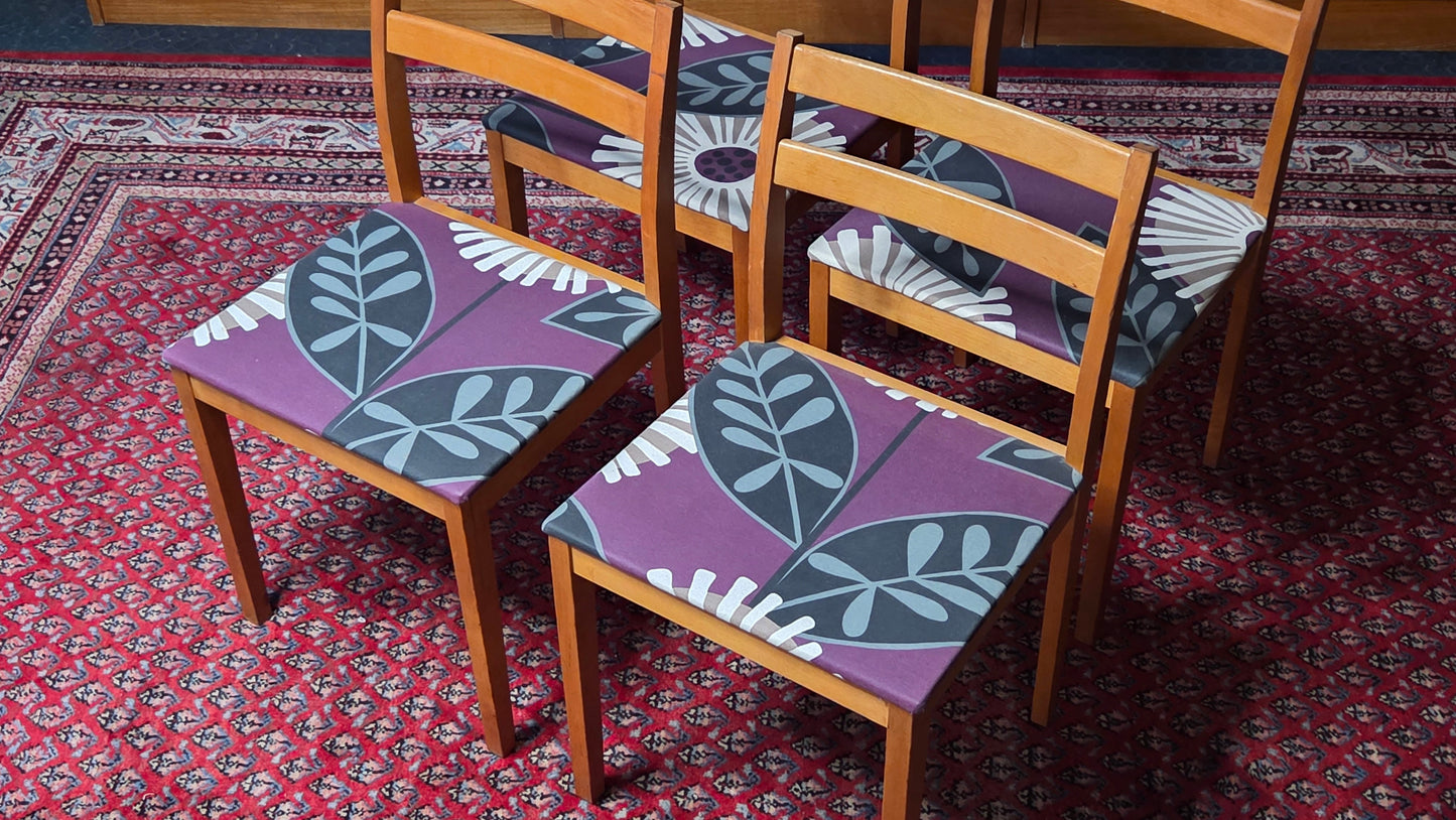 Asko – Vintage ruokapöydän tuolit (4 kpl)