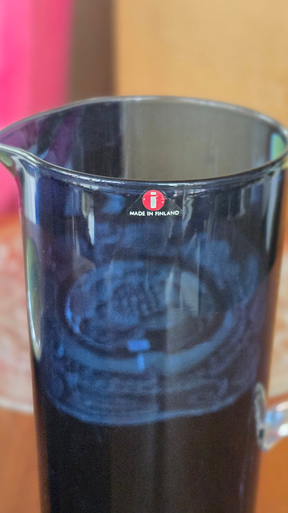 Iittala kannu i-350 1l sininen Timo Sarpaneva