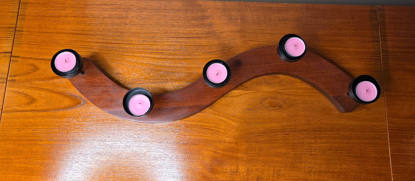 Näyttävä -tuikkukynttilänjalka (pituus 64 cm)