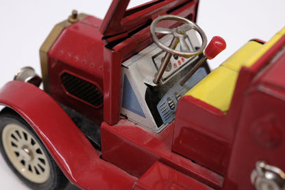 Tin toy fire truck 50s