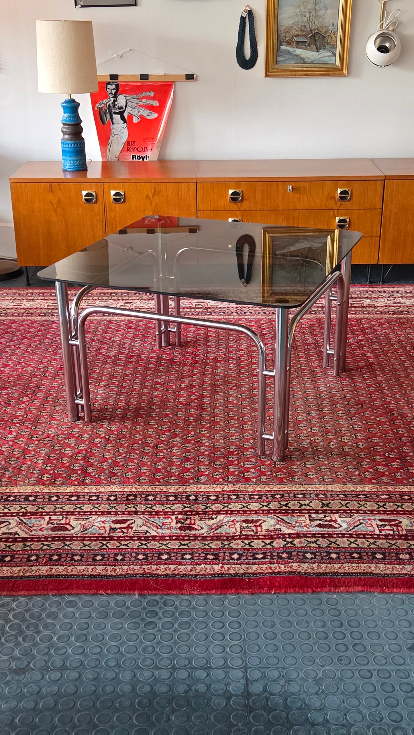 Glass table 70s