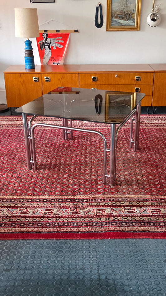 Glass table 70s