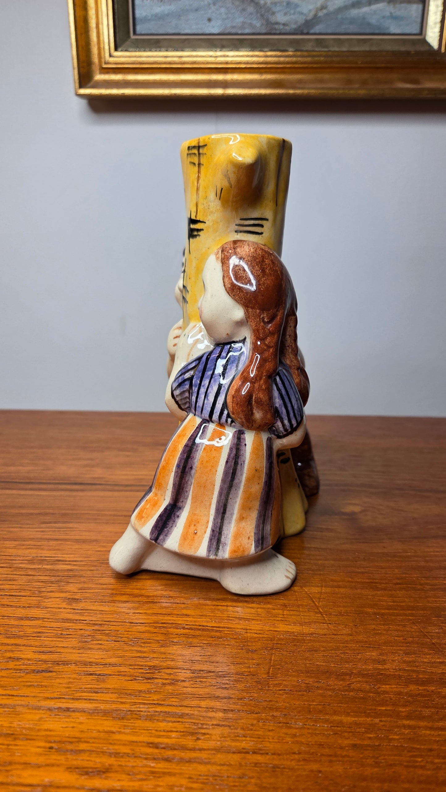 Kupittaan Savi – Ville ja Helena – harvinaisempi käsinmaalattu figuuri