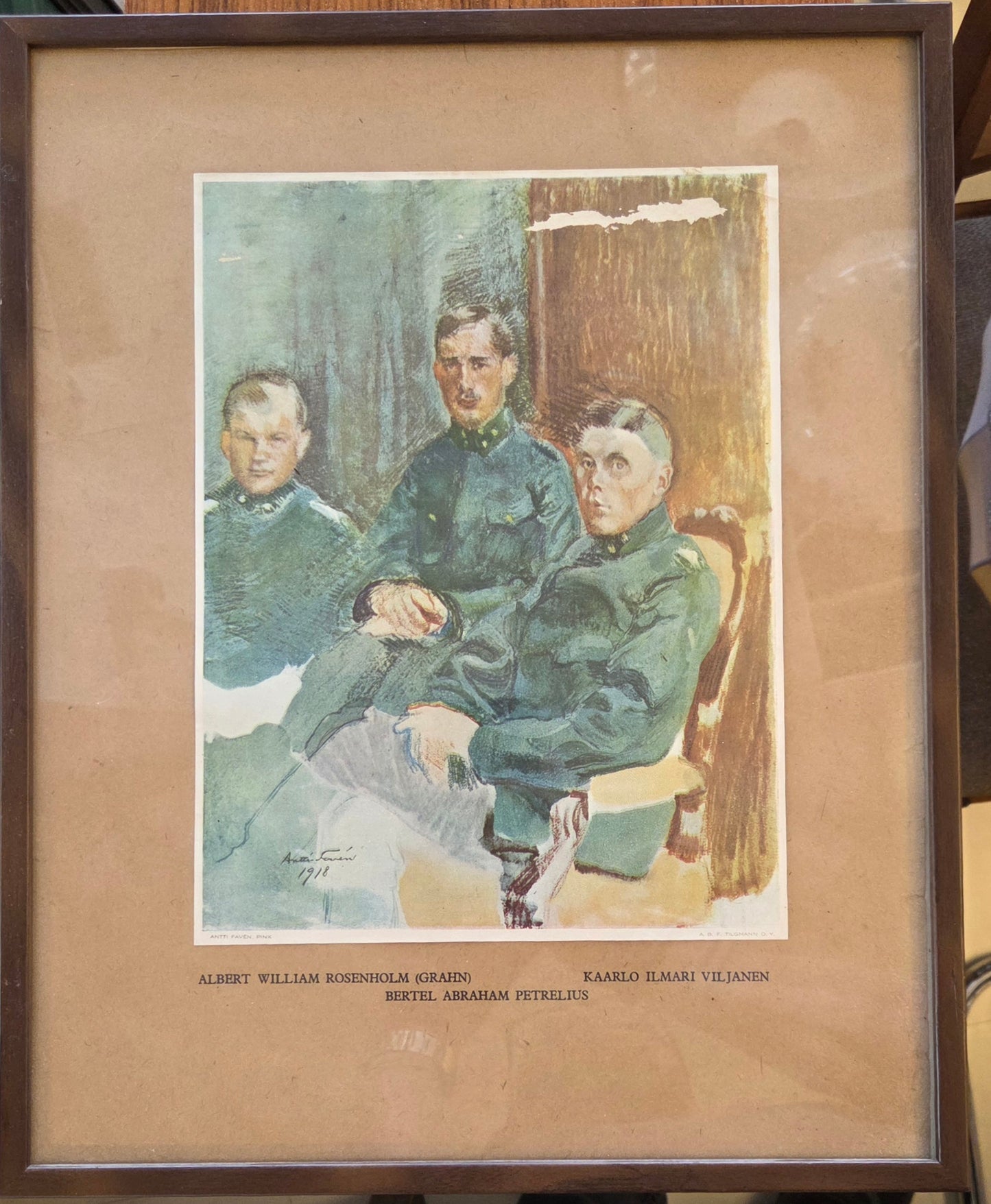 Albert William Rosenholm (Grahn), Bertel Abraham Petrelius & Kaarlo Ilmari Viljanen, A.B.F. Tilgmann O.Y. ”Vapaussodan miehiä” 20-luku
