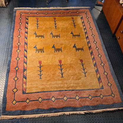 Persialainen käsinsolmittu Gabbeh-matto 240x170cm