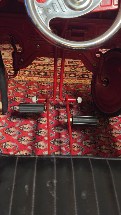 Nostalginen Firefighter FD No.1 -polkuauto (1980-luvun malli) 