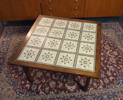 Tanskalainen vintage sohvapöytä – laattakansi