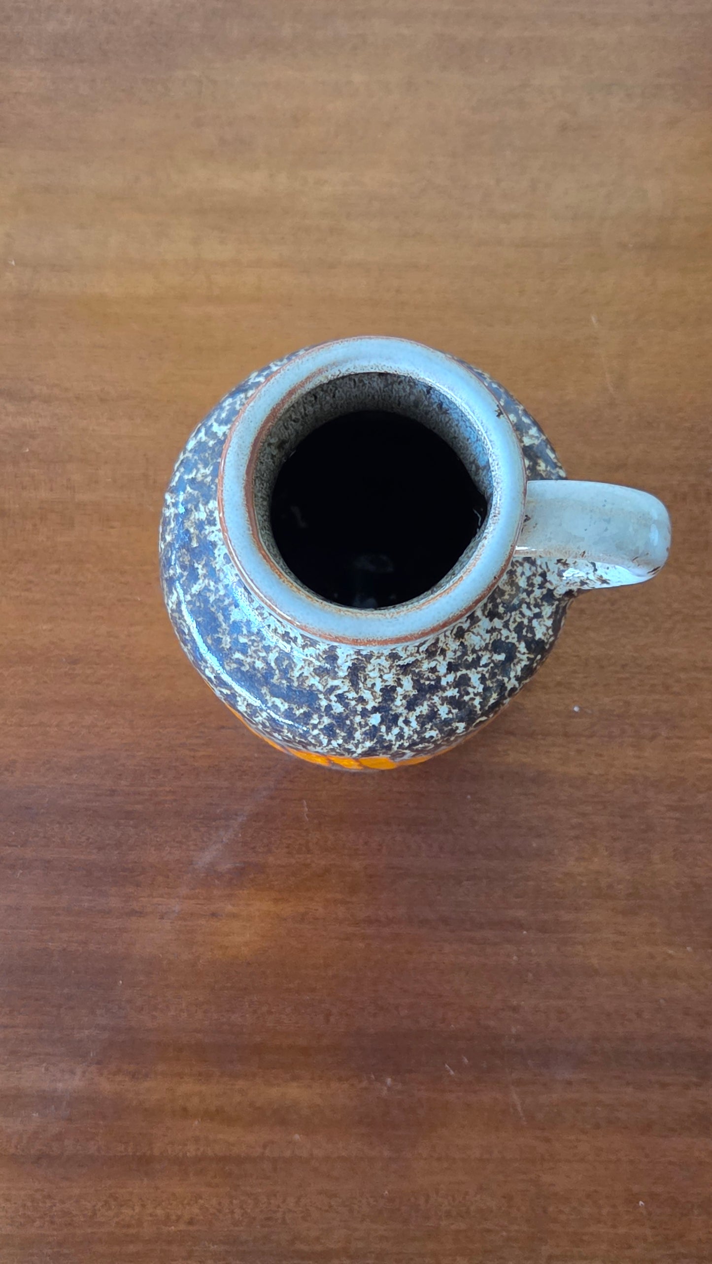 West German vase, height 15.5 cm