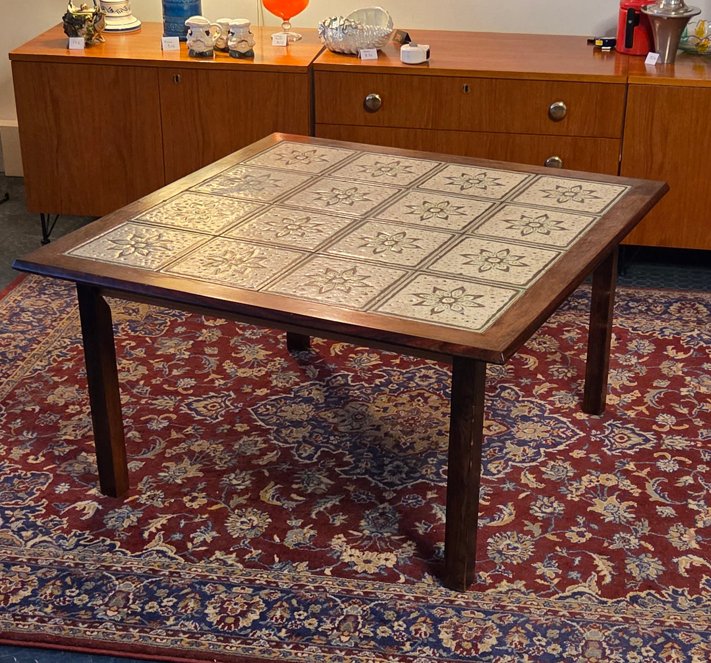 Tanskalainen vintage sohvapöytä – laattakansi