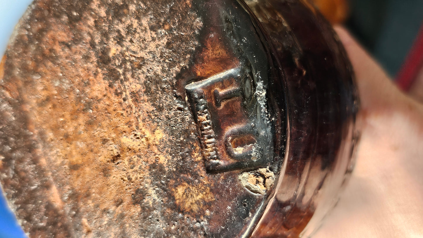 Vintage-keramiikkamaljakko, korkeus 22 cm