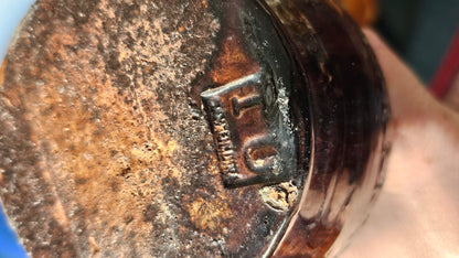 Vintage-keramiikkamaljakko, korkeus 22 cm