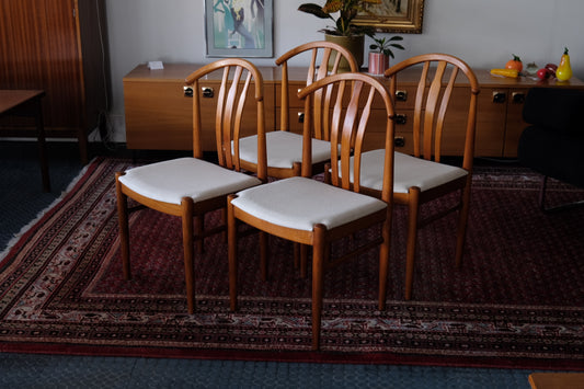 Vintage tuolit 4kpl "Hyssna" 60-luku
