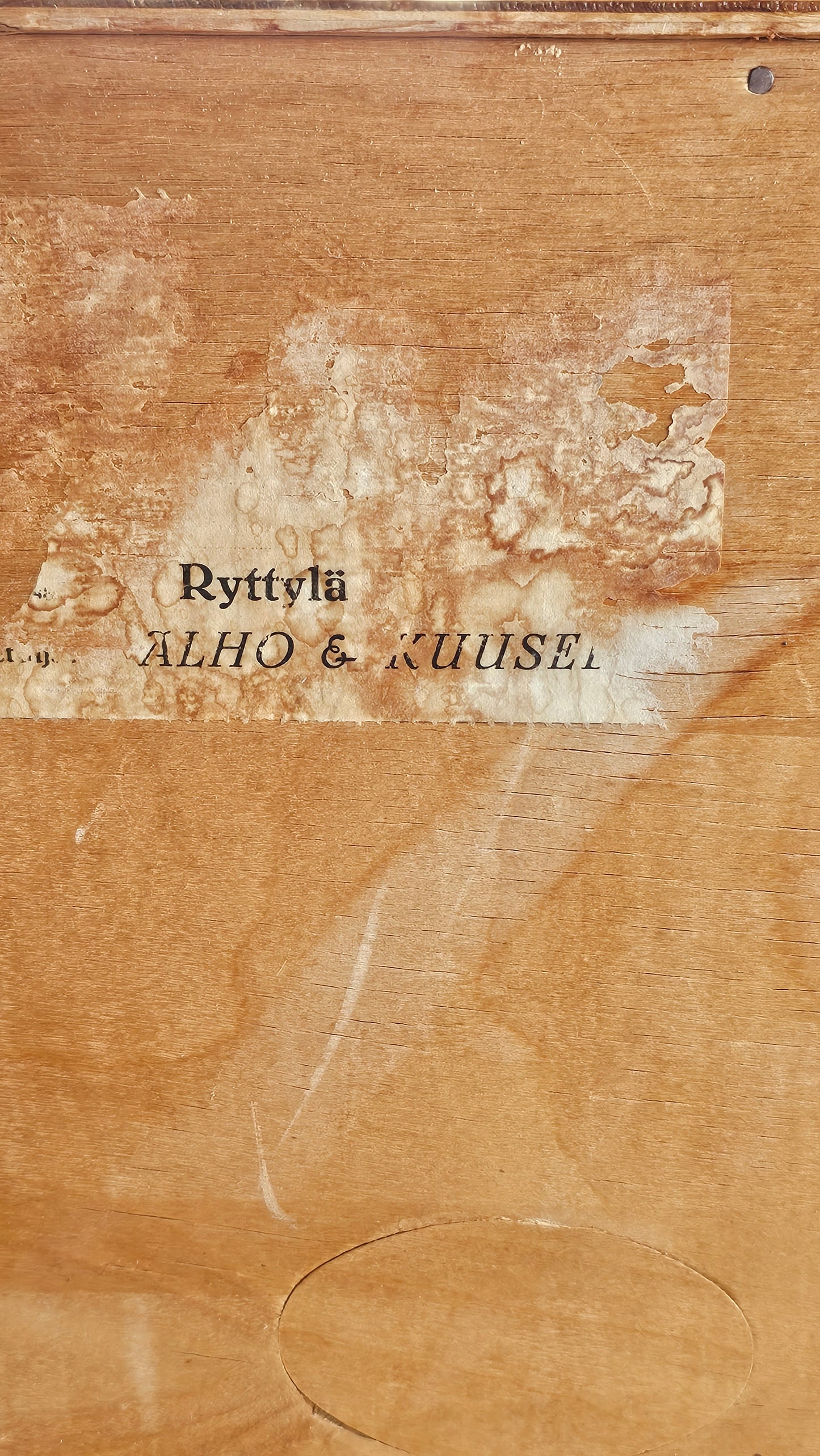 Vintage lipasto Alho-Kuusela, Ryttylä