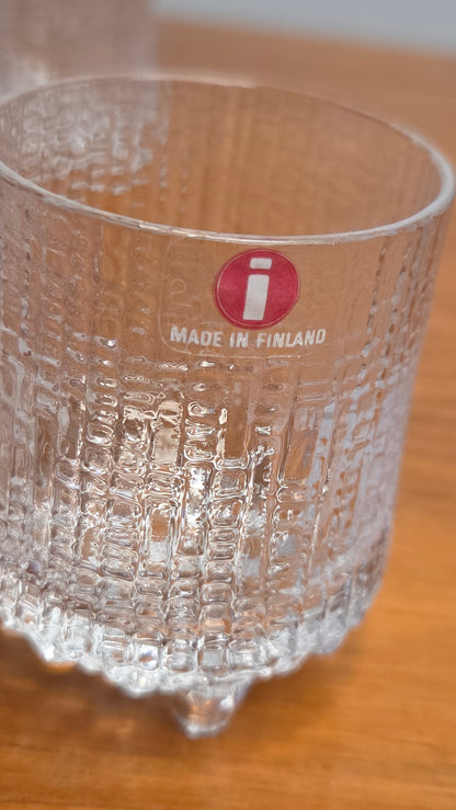 Vintage Iittala Ultima Thule snapsilasit – Tapio Wirkkala (1968) 5kpl